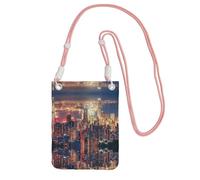 KSANNNS Hong Kong Compact And Lightweight Printed Messenger Bag Is Suitable For Daily Travel, Commuting And Shopping