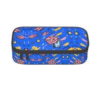 KSANNNS Last Minute Party Printed Multifunctional Stationery Box, Ideal for School, Work, and Travel