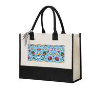 KSANNNS Last Minute Party Printed Reusable Canvas Gift Shopping Bag, Sturdy And Durable