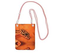 KSANNNS Leopard Little Gecko Compact And Lightweight Printed Messenger Bag Is Suitable For Daily Travel, Commuting And Shopping
