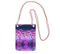 KSANNNS Magic Mushroom Compact And Lightweight Printed Messenger Bag Is Suitable For Daily Travel, Commuting And Shopping
