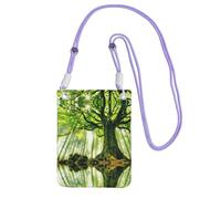 KSANNNS Nature Green Big Tree Compact And Lightweight Printed Messenger Bag Is Suitable For Daily Travel, Commuting And Shopping