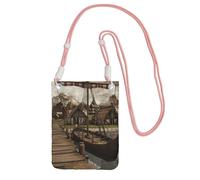 KSANNNS Old Viking Boat Compact And Lightweight Printed Messenger Bag Is Suitable For Daily Travel, Commuting And Shopping