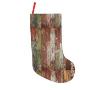 KSANNNS Planks Weathered Old Look Printed Holiday Christmas Socks, Creating A Joyful Christmas