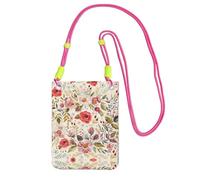 KSANNNS Rustic Rose Flower Compact And Lightweight Printed Messenger Bag Is Suitable For Daily Travel, Commuting And Shopping