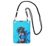 KSANNNS Smiling Face Dolphins Compact And Lightweight Printed Messenger Bag Is Suitable For Daily Travel, Commuting And Shopping