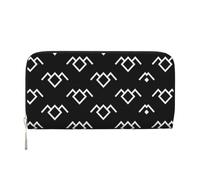 KSANNNS Twin Peaks Owl Printed Leather Wallet in Hand, Can Store Credit Cards, Cash, Coins, Etc.