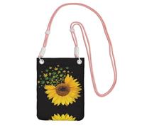 KSANNNS Weed With Sunflower Compact And Lightweight Printed Messenger Bag Is Suitable For Daily Travel, Commuting And Shopping