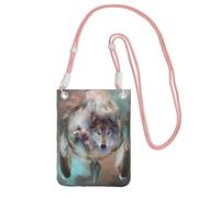 KSANNNS Wolf Dream Catcher Compact And Lightweight Printed Messenger Bag Is Suitable For Daily Travel, Commuting And Shopping