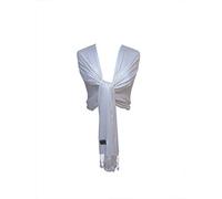 KSC New Silky Feel Pashmina Scarf Wedding Shawl Bridesmaid Scarves Party Wear Day To Evening Occasions Beautiful Colors (White)
