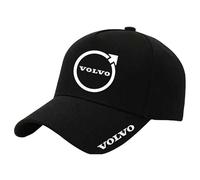 KSCZCB Car Baseball Cap for Volvo V40, Baseball Cap for Men Women Sun Visor Hat Adjustable Breathable Cotton Unisex for All Weather Outdoor Sport Hat Accessories,Black-Aadult Version(56cm-60cm)