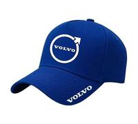 KSCZCB Car Baseball Cap for Volvo V40, Baseball Cap for Men Women Sun Visor Hat Adjustable Breathable Cotton Unisex for All Weather Outdoor Sport Hat Accessories,Blue-Aadult Version（56cm-60cm）