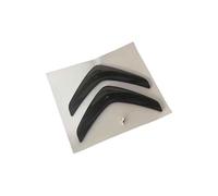 KSCZCB Car Emblem for Citroen C3, Car Logo Emblem Letters Badge Car Body Sticker for Car Styling Emblem Decor and Conversion Sign Logo Accessories,Black