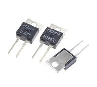 KSD-01F/JUC-31F Temperature Switch Relay Thermal Control TO-220 H/D 40 Centigrade 5Pcs(60C,D (Normally Closed))