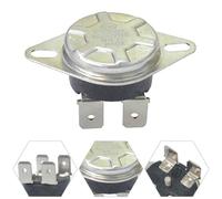 KSD302 Thermal Switch Control Sensor, 15A 250V AC Automatic Reset Thermostat for Electric Water Heaters, Rated 94°C, Industrial