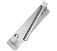 Ksden Adhesive Toilet Paper Holder Brushed Nickel Bathroom Double Post Pivoting Toilet Tissue Holder Roll Holder Stick On No Drilling Stainless Steel