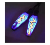 KSDRFT Motorbike Turn Signals 2Pcs LED Turn Signals Motorcycle 12V 10MM Flowing Lamp Universal Motorcycle Turn Indicator Lights Signal Lights