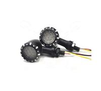 KSDRFT Motorbike Turn Signals 2Pcs/set Universal Motorcycle LED Lights Turn Signal Light Motorbike Modified Shape Indicator Running Brake Light