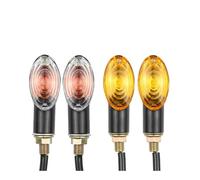 KSDRFT Motorbike Turn Signals 2pcs Universal Motorcycle Turn Signal LED Signal Indicators Turn Lamp Rear Accessories 12V Motorcycle Flashing Turn Signal Lights