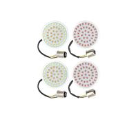 KSDRFT Motorbike Turn Signals 4pcs 1157 LED Stop Brake Turn Signal Inserts Lights Lamp Signal Light For For Sportster For Touring Motorcycles