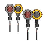 KSDRFT Motorbike Turn Signals Motorcycle Turn Signal LED Lights Flowing Flash Indicator Lamp 12V 10mm LED Turn Signal Light Motorcycle Turn Signal