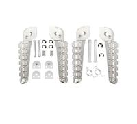 KSDRFT Motorcycle Pedals Motorcycle Front Rear Footrest Foot Pegs One Set For For Monster 696 796 2009-2014 2010 2011 2012