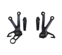 KSDRFT Motorcycle Pedals Motorcycle Rear Passenger Footrest Foot Pegs Bracket Footrest Foot Pedals Rests For GSX-R1000 2003-2004