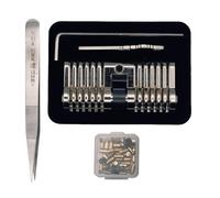 KSEC Pro Pick Cutaway Euro Cylinder Practice Lock - Enhanced Training Tool & Pinning Set