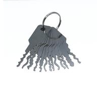 KSEC Pro Pick Cylinder Jigglers Set - Skeleton Key Tools for Wafer Locks