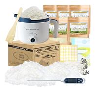 Ksedcon Soy Wax Kit with Electric Wax Melting Pot and 2.2kg Soy Wax Bulk