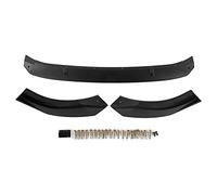 KSEEK DESIGN 3pcs Front Bumper Splitter Lip Spoiler Aggressive Style Enhanced Grip Stability ABS Material Fit for MK8 Standard 2021+ Models (Matte Black)