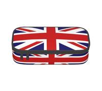 KSEFXXPKA UK Flag Print Pencil Case Spacious Oxford Cloth Storage with Multiple Compartments