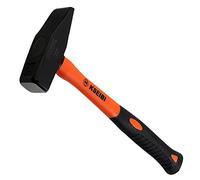 KSEIBI 271450 Machinist Engineers Hammer, Forged Steel Cross Peen Sheet Metal Hammer, Blacksmith Forging Tools (Anti-Slip Handle, 2.20 lb / 1000 grams)