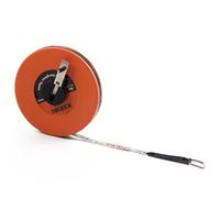 KSEIBI 302925 Long Fiberglass Tape Measure Double Face Printing Inch/Metric for Construction Work (100ft/30m)