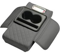KSERFSC Car Centre Console Armrest Cover for Chevrolet Cruze (J300) 2009-2015, Memory Foam Cushion Pad with Storage Organiser Comfortable Interior Accessories,Grey