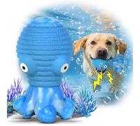 Kseroo P Dog Toys for Aggressive Chewers, Indestructible Dog Toy, Octopus Squeaky Dogs Chew Toys for Medium and Large Breed-Keep Dogs Busy for Summer Pool Party, Outdoor Travel, Blue