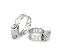 KSeSii 1-10pcs Hose Clamp Adjustable 6-311mm Stainless Steel Worm Gear Hose Clip Hose Lock for Water Pipe Plumbing(10-16mm 10pcs)