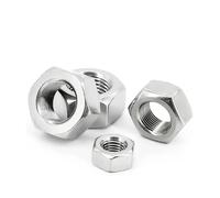 KSeSii 1-20pcs M4 M5 M6 M8 M10 M12 M14 M16 M18 M20 M22 M24 304 Stainless Steel Hexagonal Fine Thread Nut Screw Cap Pitch 0.5/0.75/1.0/1.25/1.5/2.0mm(M8x0.75mm-3pcs)