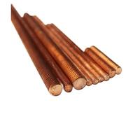 KSeSii 10PCS Fully Threaded Copper Metric Bar Studding Rods M4 M5 M6 M8 M10(M5x70mm)
