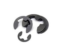 KSeSii M2 M3 M4 M5 M6 M7 M8 M9 10~M24 304 Stainless Black 65Mn Steel Shaft Retaining Ring Washer E Clip Circlip DIN6799(Black Steel,M11 10pcs)