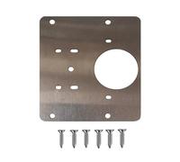 KSeSii Practicability Kitchen Cupboard Door Hinge Repair Kit Cabinet Hinge Repair Side Panels Mount Kitchen Door Hinge Repair Plates