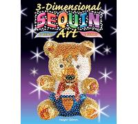 KSG Arts and Crafts 3D Sequin Art 0502 Teddy 3D Polystyrene Model Kit