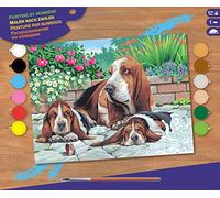 KSG - Basset Hounds Masterpeice Senior Paint by Number