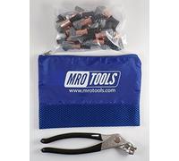 KSG1S25P 1/2 x 1/2 Cleco Side-Grip Clamps (SET OF 25) + Cleco Pliers w/Carry Bag