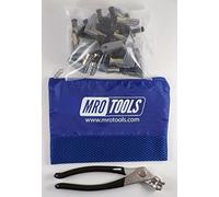 KSG4S25P 3/4 x 1 Cleco Side-Grip Clamps (SET OF 25) + Cleco Pliers w/Carry Bag