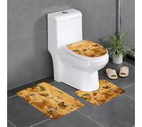 KSGTXC 3-piece floor mat set wheat harvest Pattern water