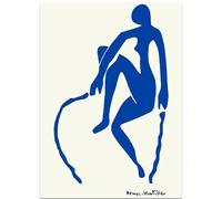 KSHAO ATHQW Famous Henri Matisse Posters Nu Bleu Wall Art Bohemian Style Canvas Painting Henri Matisse Prints Living Room Decor Picture 40x60cm NO Frame