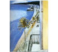KSHAO ATHQW Famous Henri Matisse Posters The Bay Of Nice Wall Art Bohemian Style Canvas Painting Henri Matisse Prints Living Room Decor Picture 40x60cm NO Frame