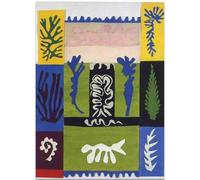 KSHAO ATHQW Famous Henri Matisse Posters The Cut outs Wall Art Bohemian Style Canvas Painting Henri Matisse Prints Living Room Decor Picture 20x30cm NO Frame
