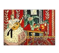 KSHAO ATHQW Famous Henri Matisse Posters The Lute Wall Art Bohemian Style Canvas Painting Henri Matisse Prints Living Room Decor Picture 60x40cm NO Frame